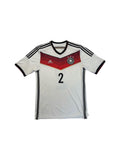 2014 Adidas Trikot DFB #2 Schmelzer Weiß
