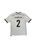 2014 Adidas Trikot DFB #2 Schmelzer Weiß