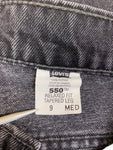 Vintage Levis Jeans 550 Relaxed Fit Tapered Leg Damen Grau 9 MED