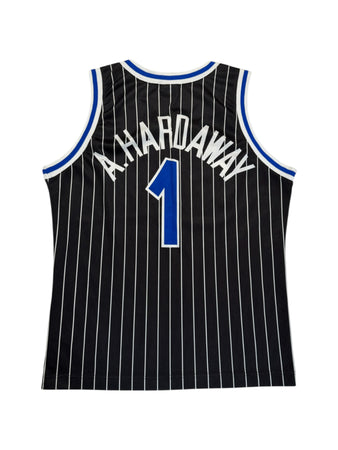 Vintage Champion Jersey 90s Orlando Magic #1 Hardaway Schwarz L