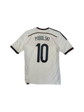 2014 Adidas Trikot DFB #10 Podolski Weiß