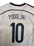 2014 Adidas Trikot DFB #10 Podolski Weiß