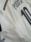 2014 Adidas Trikot DFB #10 Podolski Weiß