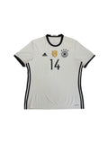 2016 Adidas Trikot DFB #14 Can Weiß