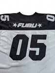 Vintage Fubu Jersey 90s #05 Made In Korea Grau XXL