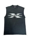 Vintage WWE Tanktop 90s "Two Words S*ck It" Schwarz L