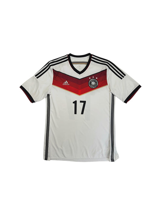 2014 Adidas Trikot DFB #17 Mertesacker Weiß