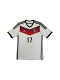 2014 Adidas Trikot DFB #17 Mertesacker Weiß