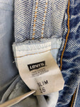 Vintage Levis Jeans 450 Orange Tab Slim Fit Damen Hellblau 16