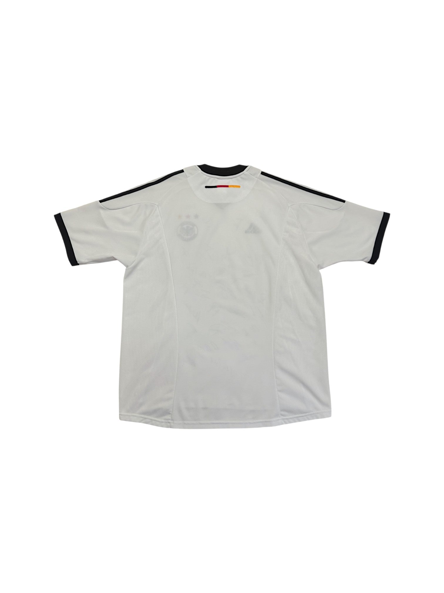 2002 Adidas Trikot DFB Mit Unterschriften Weiß