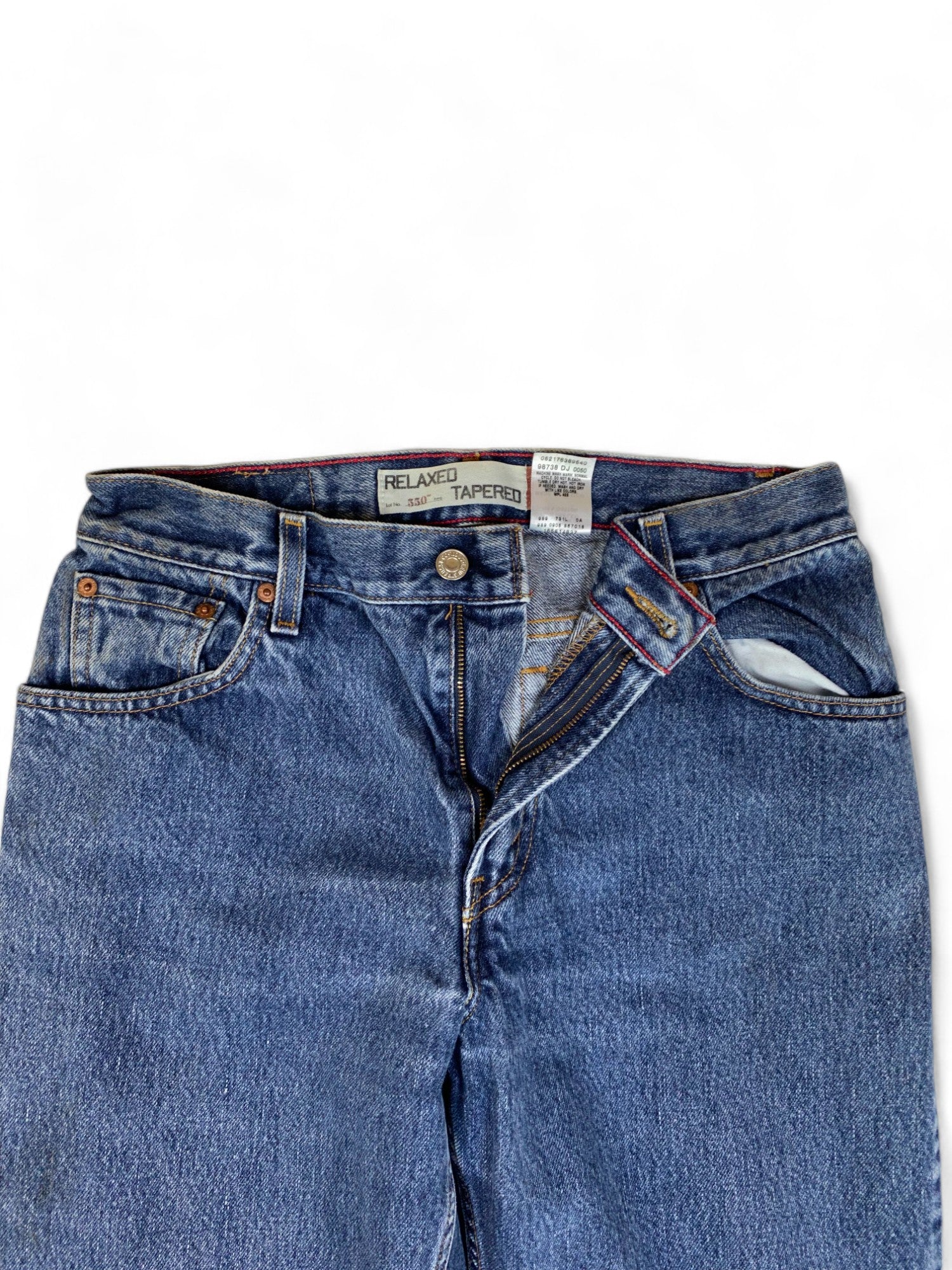 Levis Jeans 550 Relaxed Fit Tapered Leg Damen Dunkelblau 10 M