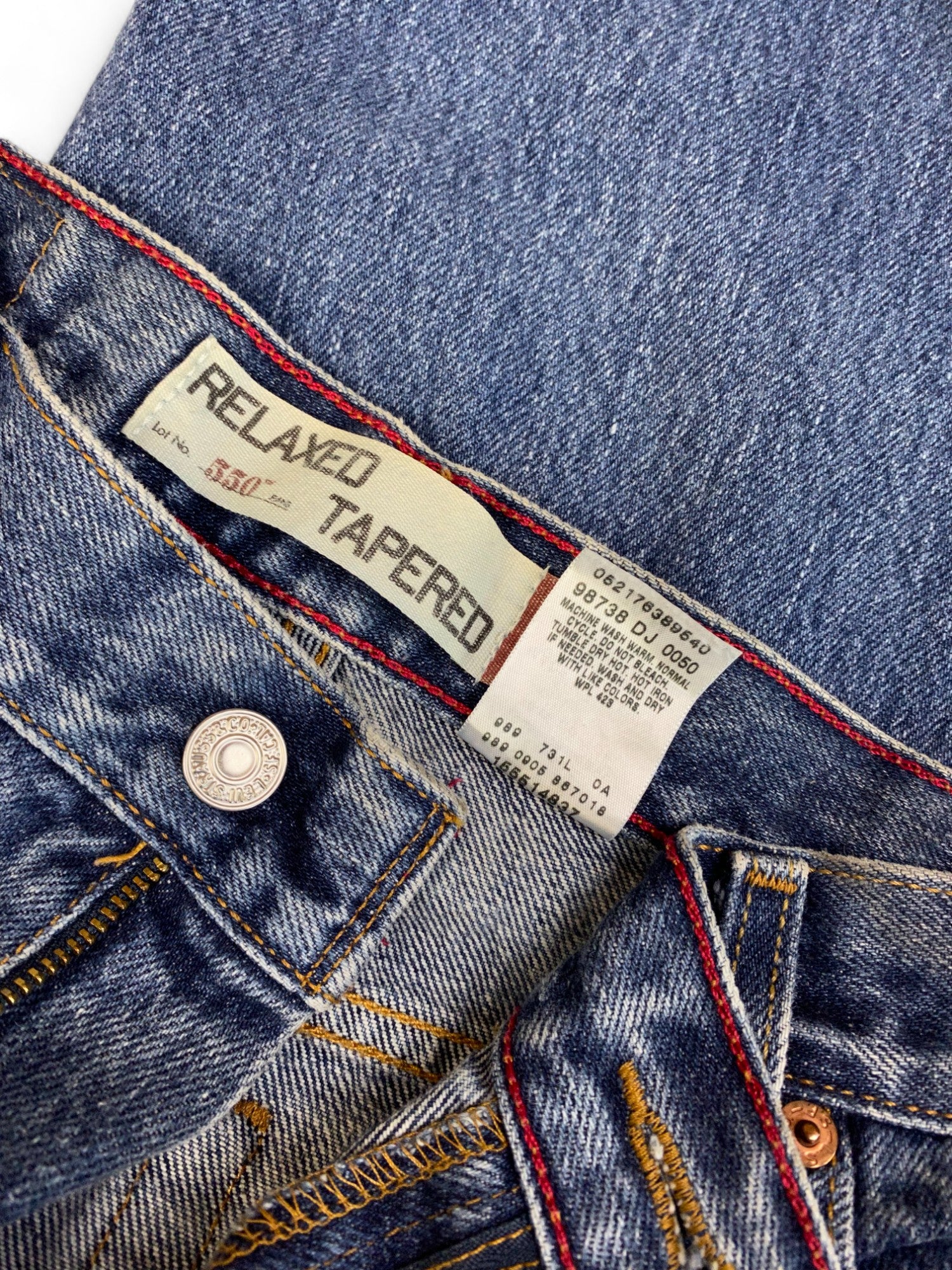 Levis Jeans 550 Relaxed Fit Tapered Leg Damen Dunkelblau 10 M