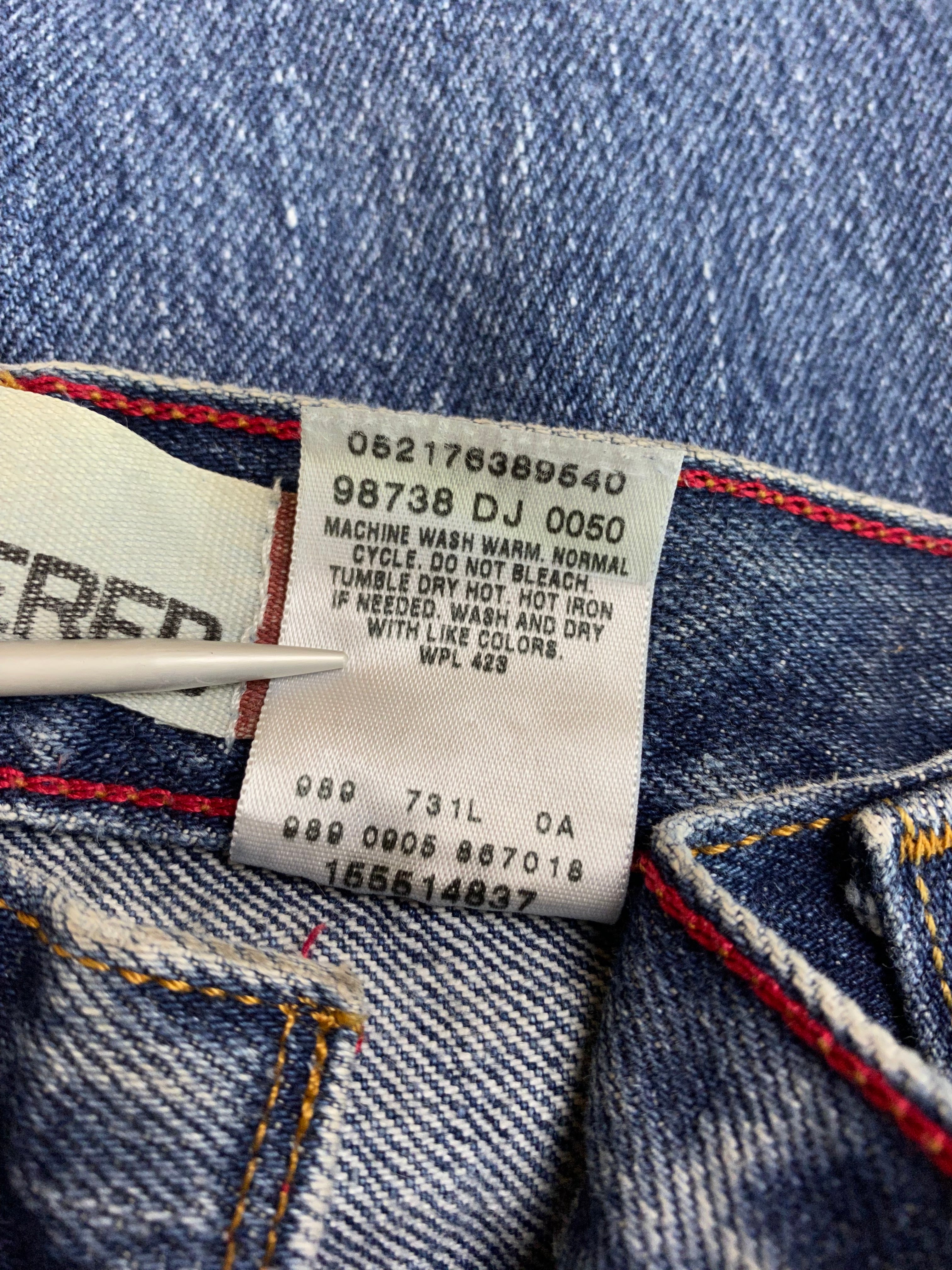 Levis Jeans 550 Relaxed Fit Tapered Leg Damen Dunkelblau 10 M