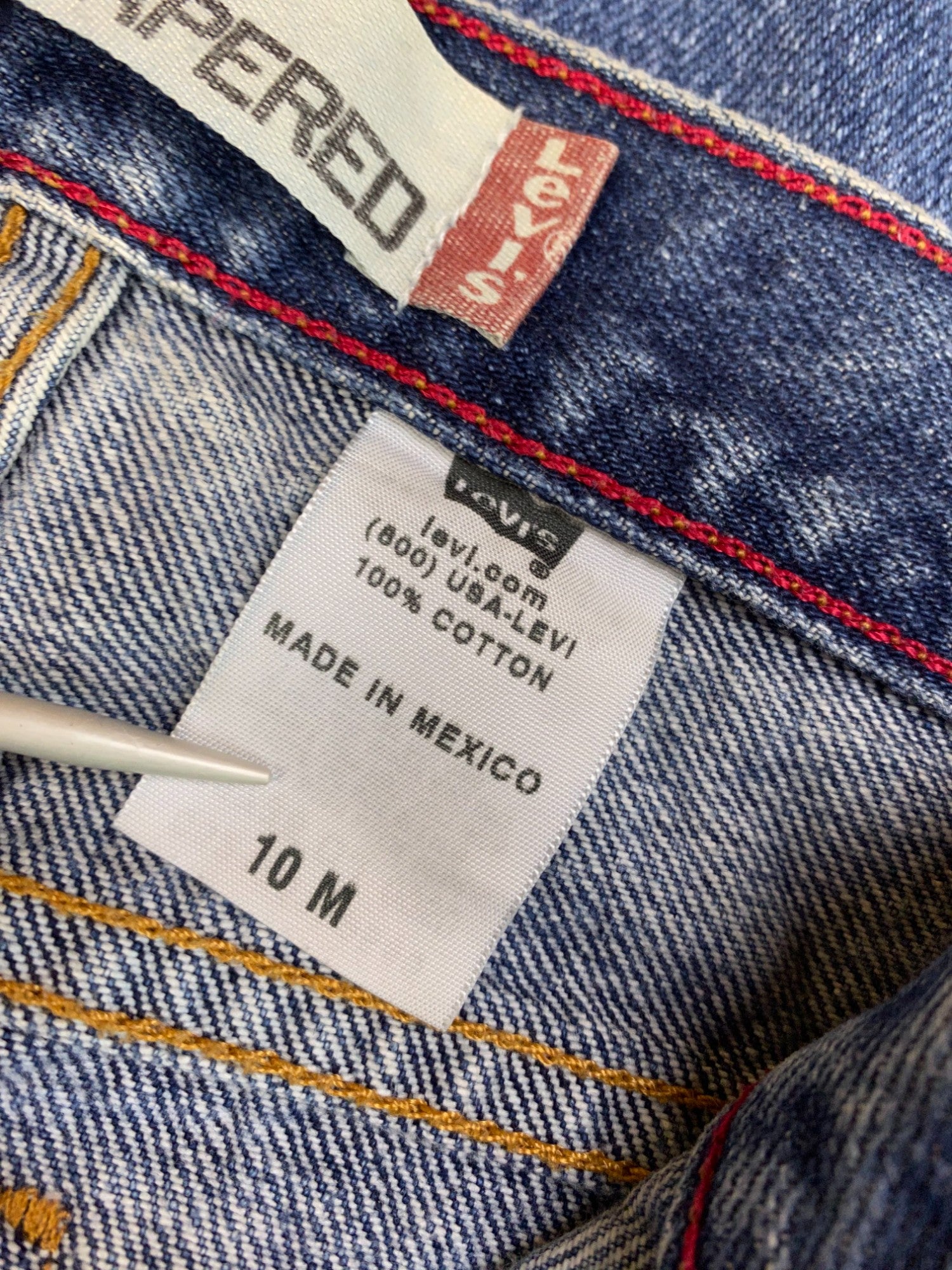 Levis Jeans 550 Relaxed Fit Tapered Leg Damen Dunkelblau 10 M