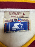 Vintage Starter Sweater 2/3 Ärmel 90s Washington Redskins Made In Korea Rot L