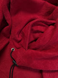 Vintage Champion Pro Line Fleecejacke 90s Halfzip San Francisco 49ers Rot L-XL