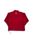 Vintage Champion Pro Line Fleecejacke 90s Halfzip San Francisco 49ers Rot L-XL