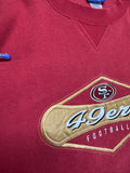 Vintage Reebok Sweater 90s San Francisco 49ers Rot XL-XXL