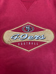 Vintage Reebok Sweater 90s San Francisco 49ers Rot XL-XXL