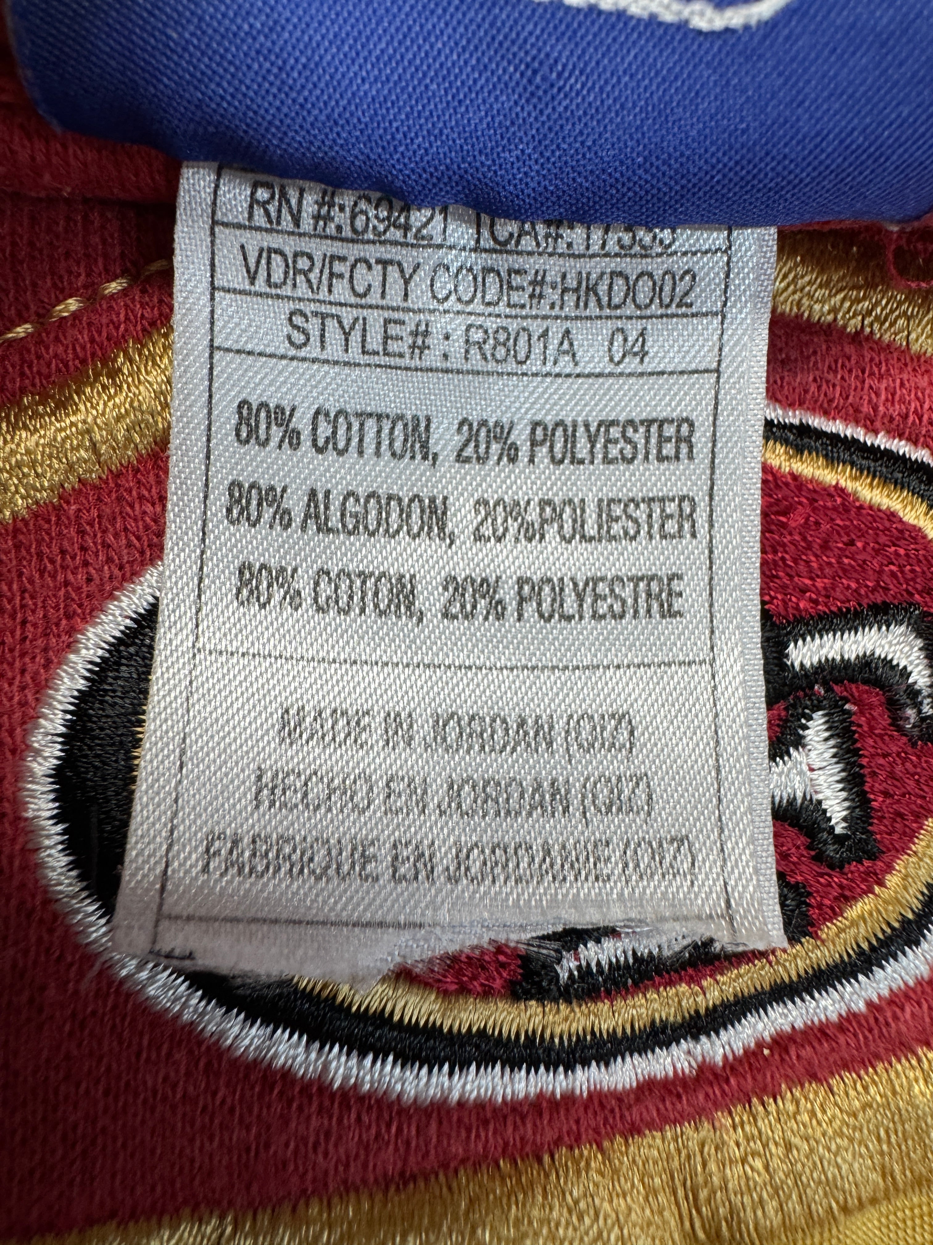 Vintage Reebok Sweater 90s San Francisco 49ers Rot XL-XXL