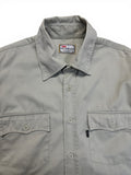 90s Levis Sta-Prest Utility Hemd Black Tab Braun L