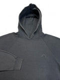 Vintage Fruit Of The Loom Hoodie 90s Blank Faded Grau L-XL