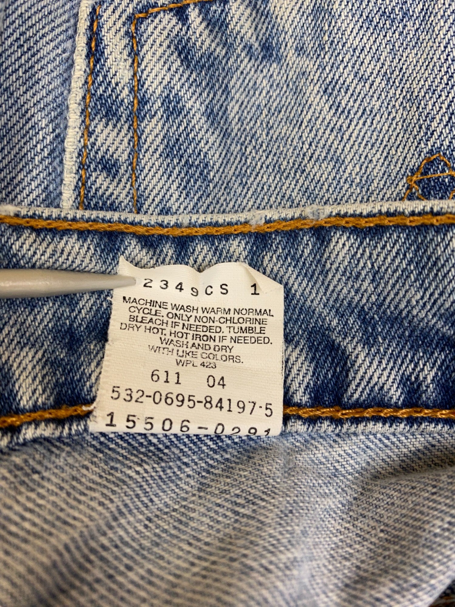 Vintage Levis Jeans 506 Regular Fit Straight Leg Damen Stoned Washed 6 MED