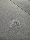 Vintage Fruit Of The Loom Hoodie 90s Blank Faded Grau L-XL