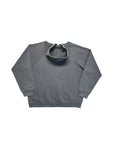 Vintage Fruit Of The Loom Hoodie 90s Blank Faded Grau L-XL