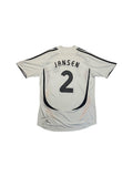 2006 Adidas Trikot DFB WM #2 Jansen Weiß
