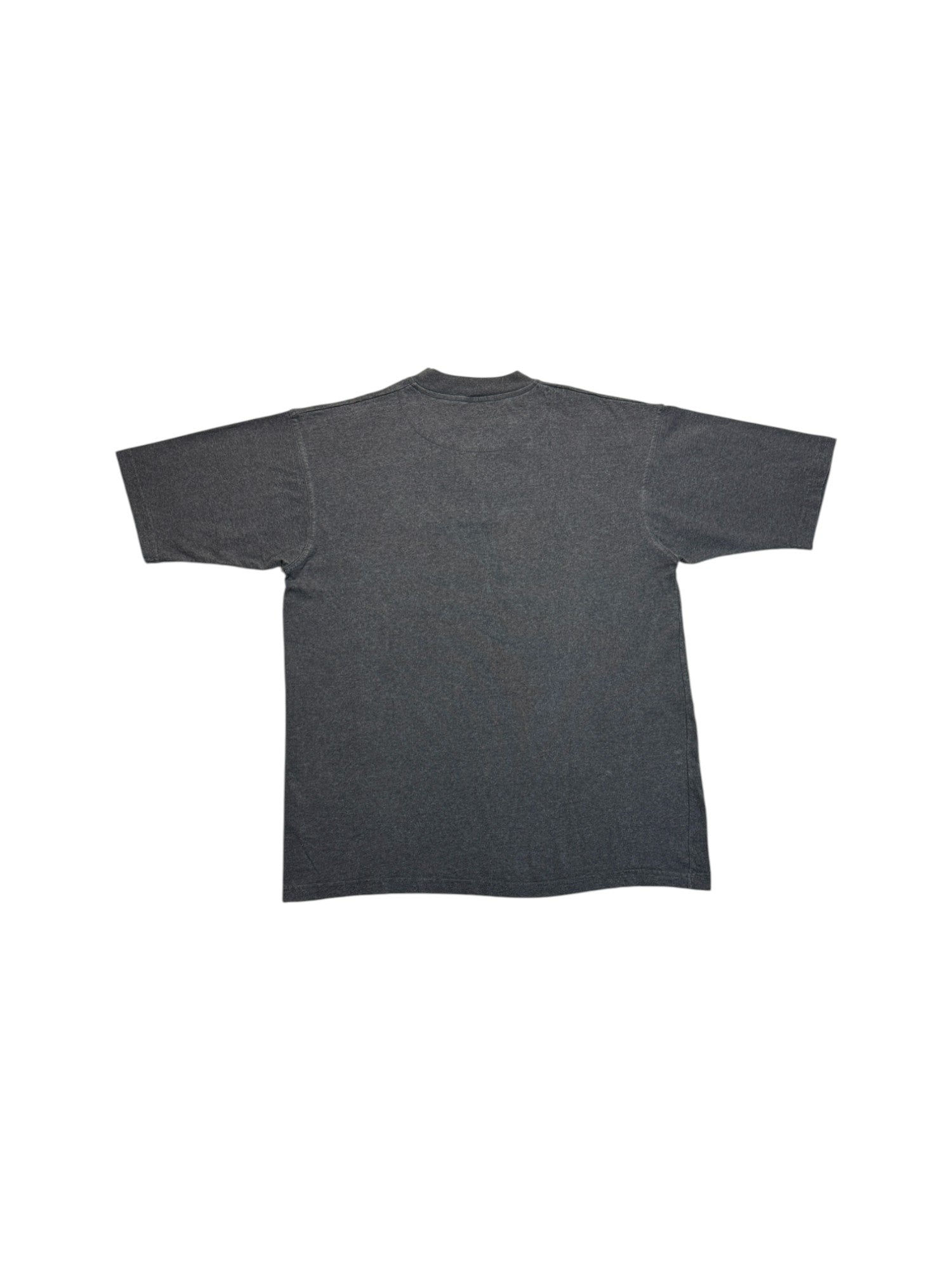 Vintage Fruit Of The Loom Henley Shirt 90s Grau L