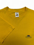 Vintage Fruit Of The Loom Shirt 90s Blank Made In Ireland Single Stitch Gelb S