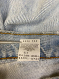 Vintage Levis Jeans 951 Orange Tab Relaxed Fit Tapered Leg Damen Stoned Washed 10 LONG