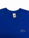 Vintage Fruit Of The Loom Shirt 90s Blank Single Stitch Made In Ireland Blau XL