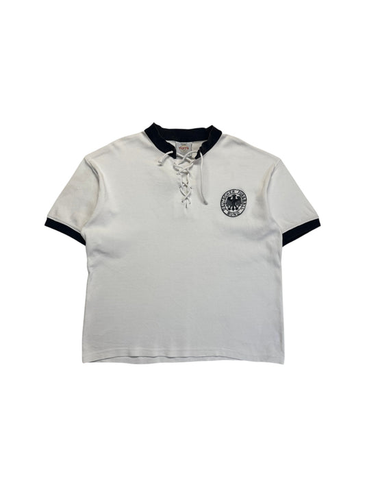90s Toffs Retro Trikot DFB 1954 Reproduktion Made In UK Weiß