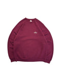 Vintage Fruit Of The Loom Sweater 90s Blank Made In Ireland Dunkelrot L