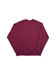Vintage Fruit Of The Loom Sweater 90s Blank Made In Ireland Dunkelrot L