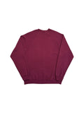 Vintage Fruit Of The Loom Sweater 90s Blank Made In Ireland Dunkelrot L