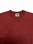 Vintage Lee Sweater 90s Blank Made In USA Dunkelrot XL