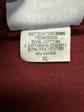 Vintage Lee Sweater 90s Blank Made In USA Dunkelrot XL