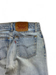 Vintage Levis Jeans 560 Relaxed Fit Tapered Leg Damen Hellblau