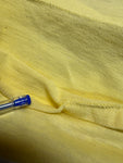 Vintage Fruit Of The Loom Shirt 80s Logo Print Made In USA Single Stitch Gelb L