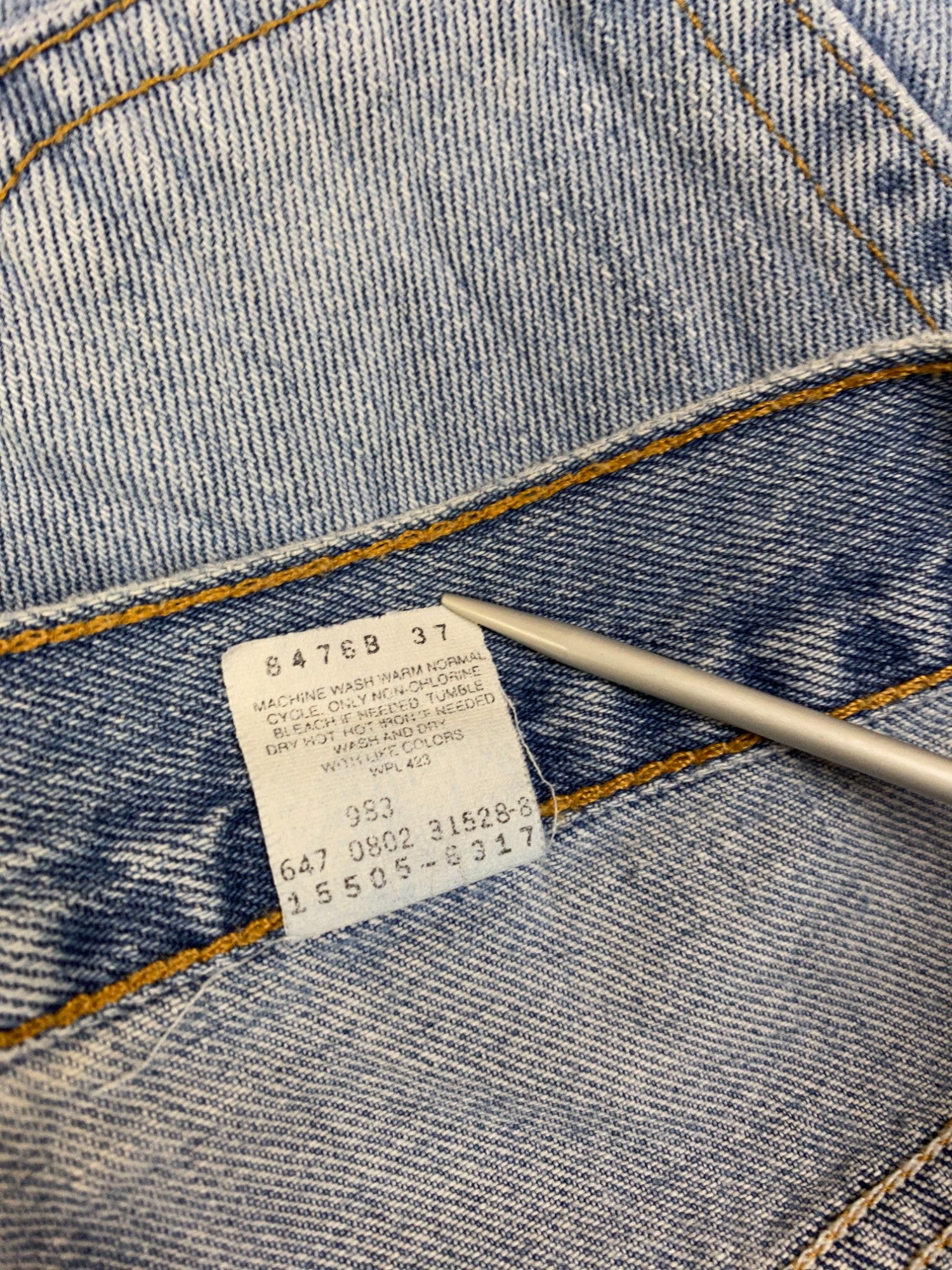 Vintage Levis Jeans 505 Low Rise Fit Straight Leg Damen Hellblau ( mIS M