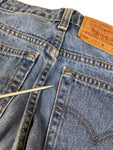 Vintage Levis Jeans 550 Relaxed Fit Tapered Leg Damen Blau W28