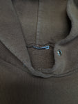 Vintage Fruit Of The Loom Hoodie 90s Blank Braun L-XL