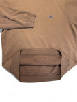 Vintage Fruit Of The Loom Hoodie 90s Blank Braun L-XL