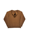Vintage Fruit Of The Loom Hoodie 90s Blank Braun L-XL