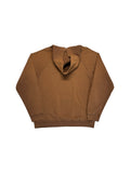 Vintage Fruit Of The Loom Hoodie 90s Blank Braun L-XL