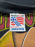 1994 Apex One Shirt World Cup 94 Germany Schwarz