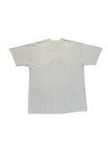 Vintage Fruit Of The Loom Shirt 90s Logo Print Made In Ireland Single Stitch Weiß L